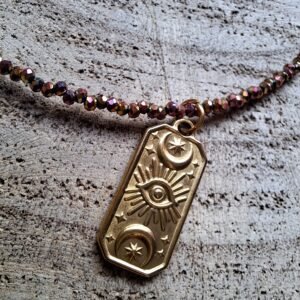 Collier Long pendentif oeil