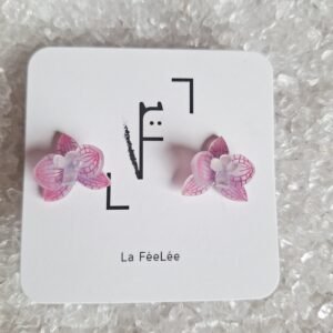 Orchidées perceuses ton vieux rose