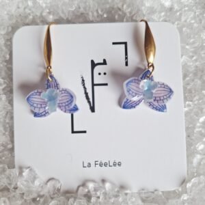 Orchidées Violette et bleues